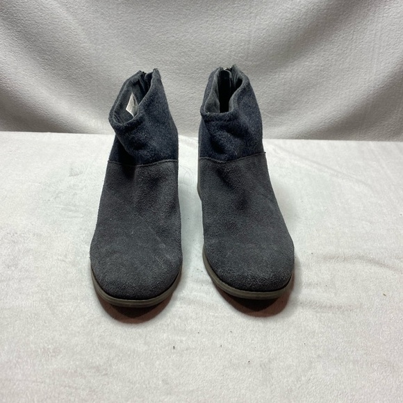 Toms gray heeled ankle boots size 9 - Picture 1 of 6